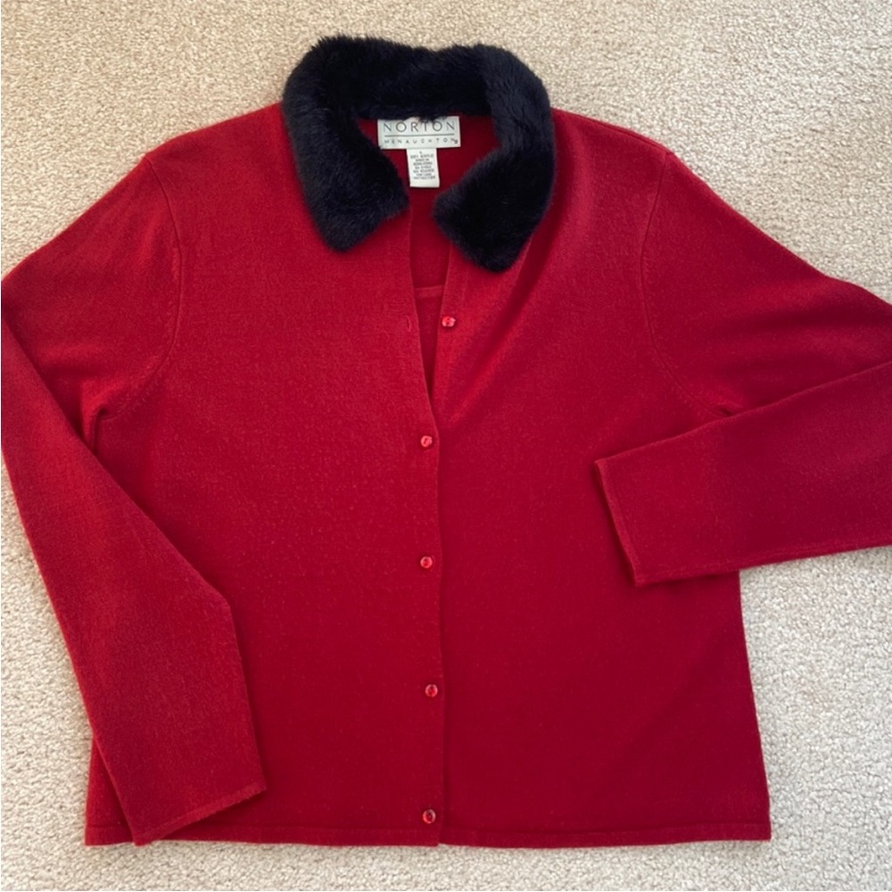 v i n t a g e ::
y2k button up sweater - Picture 1 of 3